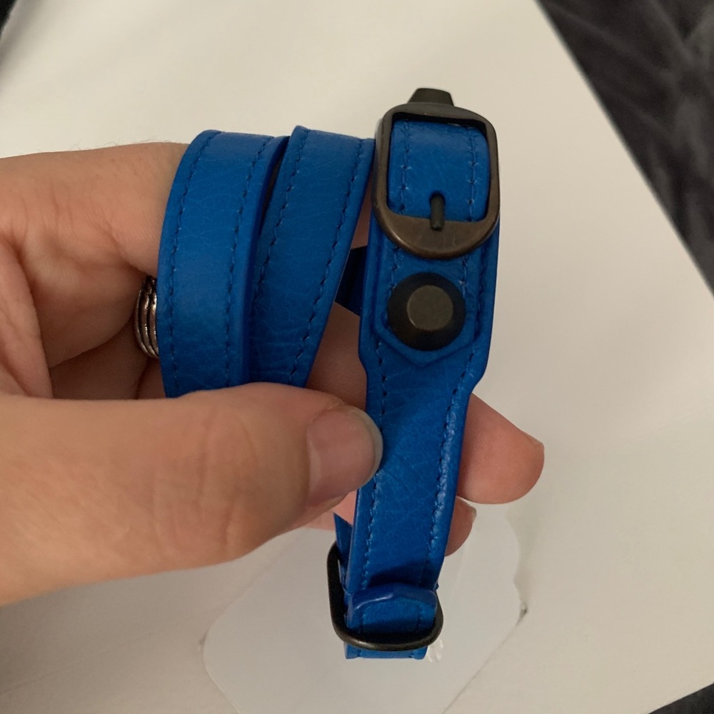 Balenciaga Arena Bracelet: wrap around leather